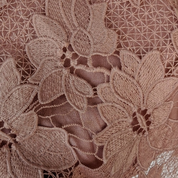 Kendall & Kylie Pink Floral Lace Top, sz: S - Picture 5 of 9